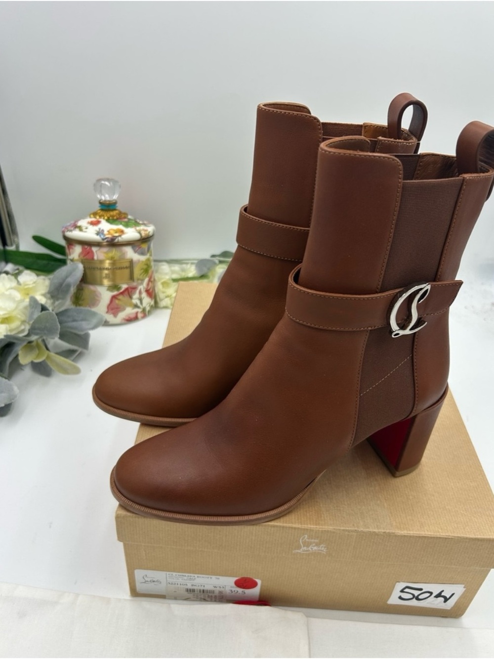 Christian Louboutin
CL logo Chelsea boots size 39.5 made in Italy - Picture 5 of 9